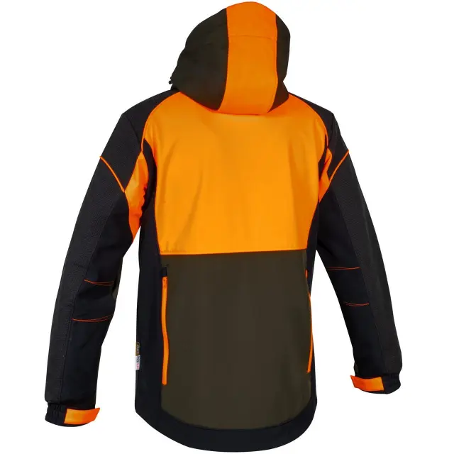 Κυνηγετικό Ελαστικό Softshell Jacket Cofra Seewald clay brown/black/orange - EU 46 2