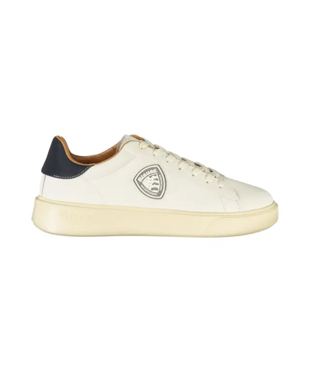 Blauer - Ανδρικά Sneakers F5BUCK07LEA-CRENVY Λευκό/Μπλε Ναυτικό - 45