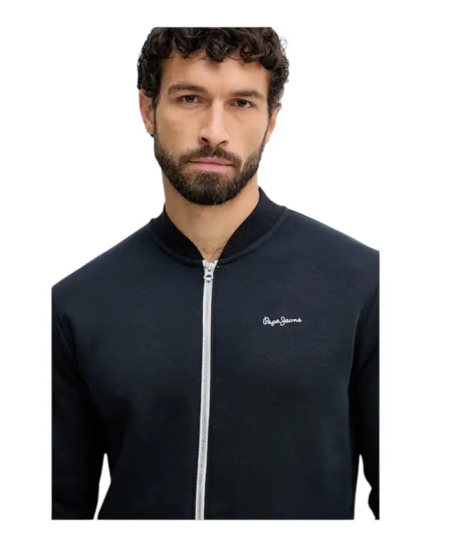 Pepe Jeans - Ανδρική Ζακέτα Φούτερ Macbeth Plain Bomber PM5800010-594 Μπλε 3