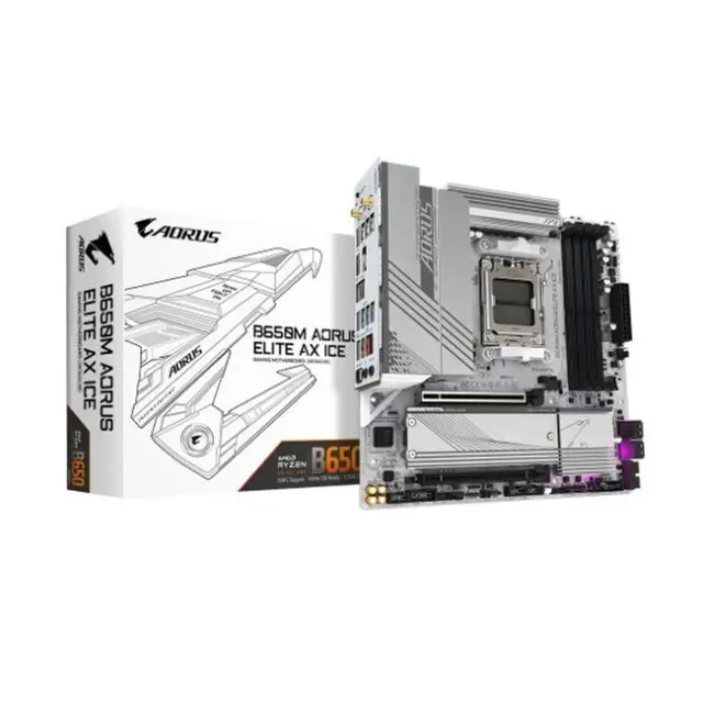 Gigabyte Motherboard B650M A Elite AX ICE (B650M A ELITE AX ICE)