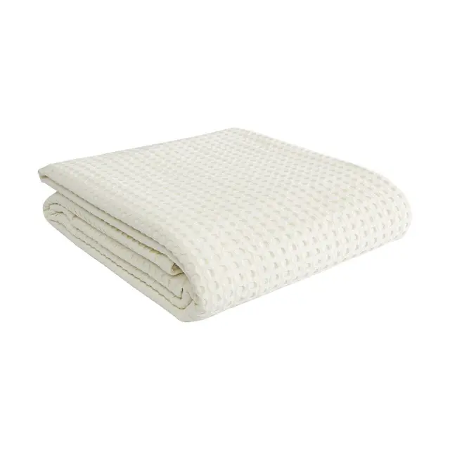 Beauty Home Πικέ υπέρδιπλη waffle Art 1990 Cream 230x240 Εκρού 2