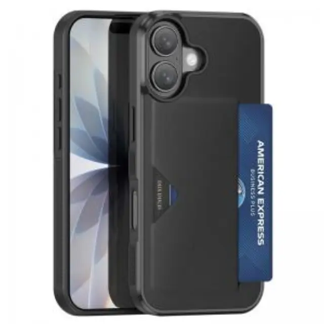 Θήκη TPU PU & PC Dux Ducis Apple iPhone 17 Pocard Μαύρο N69704 3