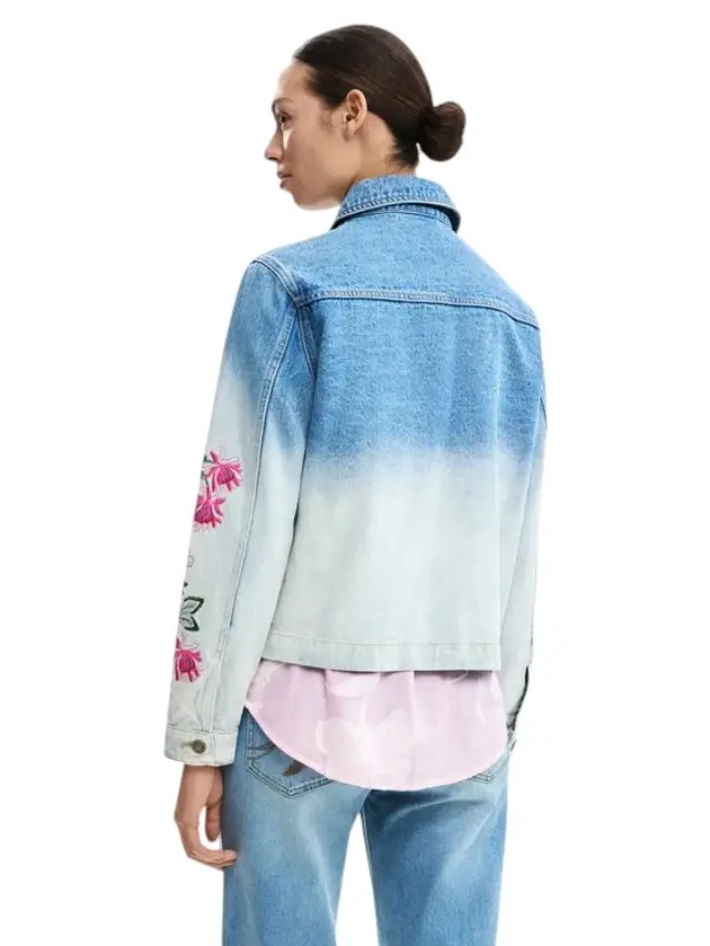 Desigual - Γυναικείο Τζιν Μπουφάν Dakota 26SWED16-5053 Μπλε 3