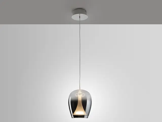 SUSPIRO Κρεμαστό Φωτιστικό D18 Chrome με LED Χρώμιο