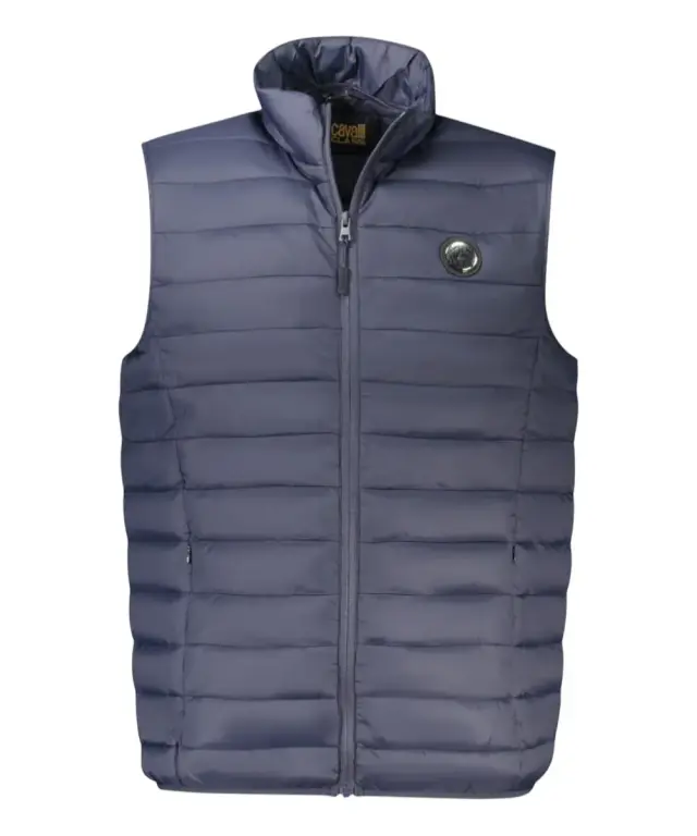 Cavalli Class - Ανδρικό Αμάνικο Χειμερινό Μπουφάν TXT40USB049-04926 Μπλε Σκούρο 3