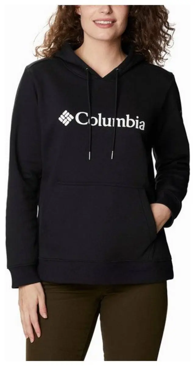 Logo Hoodie Black White Γυναικείο Φούτερ Columbia - 1895751-012 - L
