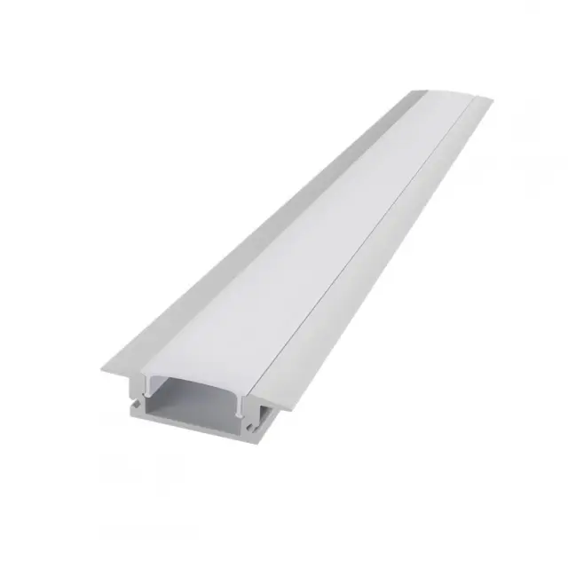 Aca Light MINI ΧΩΝΕΥΤΟ ΠΡΟΦΙΛ ΑΛΟΥΜΙΝΙΟΥ ΛΕΥΚΟ ΜΕ ΟΠΑΛ ΚΑΛΛΥΜΑ 2m/pc