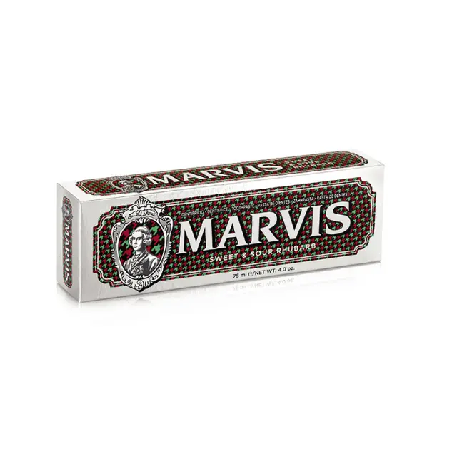 Marvis | Sweet and Sour Rhubarb Mint Toothpaste | Οδοντόκρεμα με Γλυκό & Ξινό Ραβέντι | 75ml 2