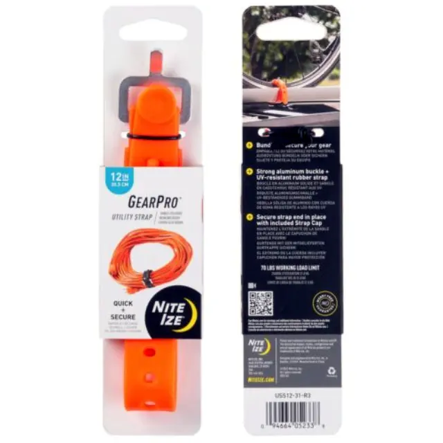 Ιμάντας Δεσίματος NITE IZE GEAR PRO UTILITY STRAP Πορτοκαλί 30.5cm