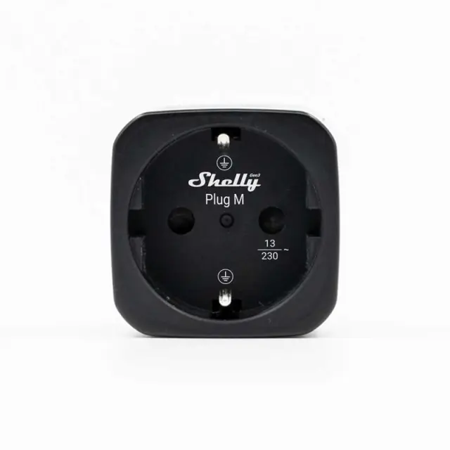 3800238074197 | Shelly Plug M Gen3 2-pack (13A - 3000 W) - Μαύρο 2