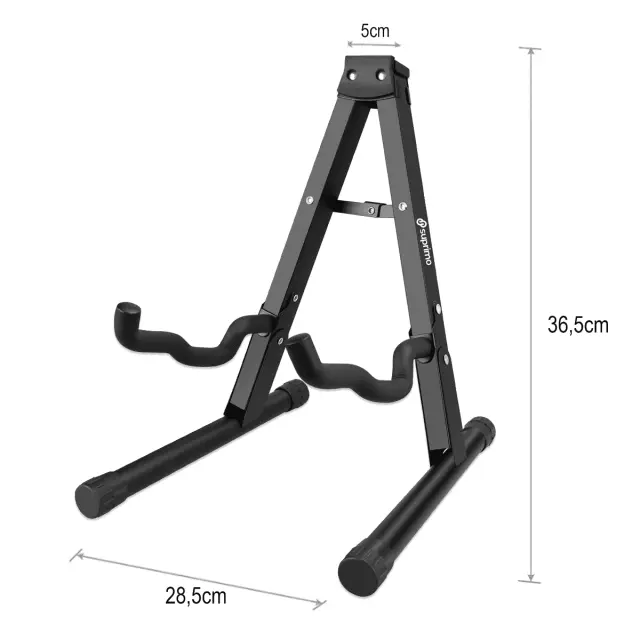 SUPRIMO GS1 guitar stand A-frame foldable floor-standing portable up to 12 kg 3