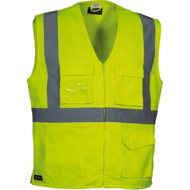 Γιλέκο Εργασίας Ανακλαστικό Cofra Seki yellow