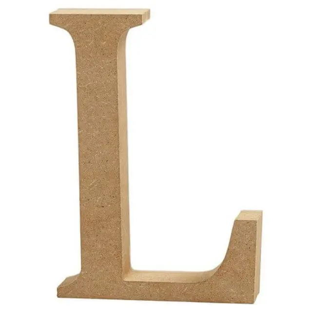 Γράμμα βάσης Mdf 13cm, πάχος 2cm - L