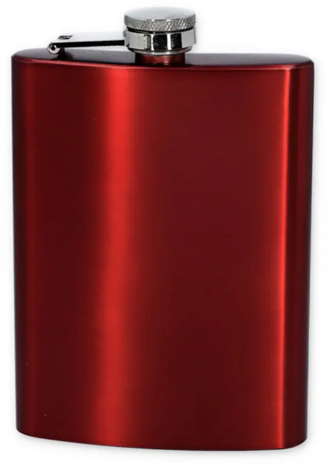 Hip Flask Φλασκί Ποτού Red Mat (F3072) - 240ml