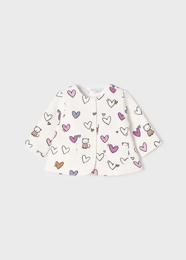 Mayoral New Born Φόρμες σετ 3 τεμάχια Ecofriends Χρώμα 85 Μωβ (12-02618-085) Μωβ - 4-6 μηνών 2
