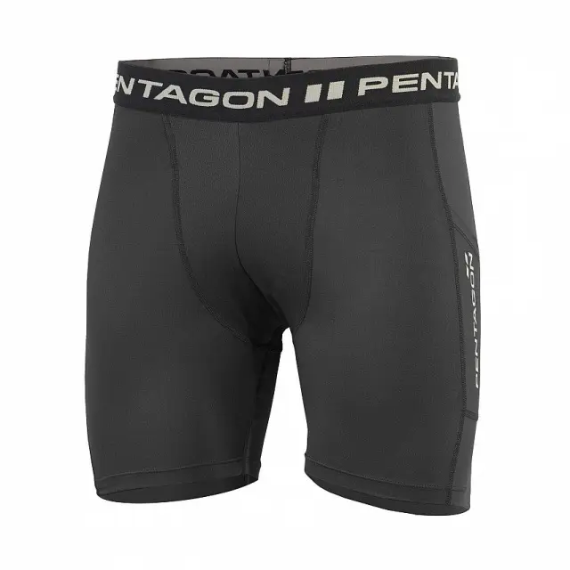 Pentagon Apollo Tac Fresh Short Pants-Κολάν για Τακτική- Καθημερινή Χρήση - 01-Black-Μαύρο
