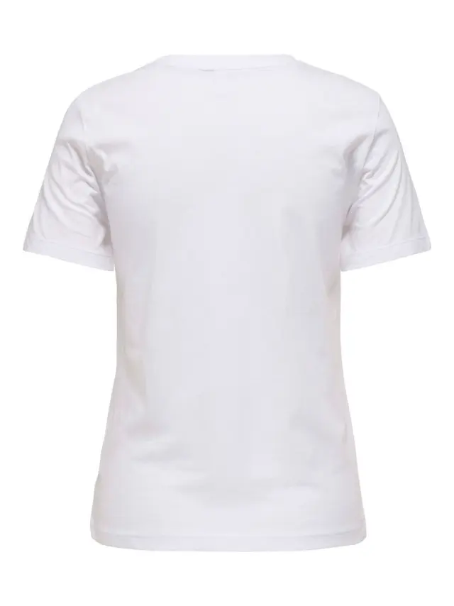 ONLY T-SHIRT TEDDY TALK Λευκό - XS 2
