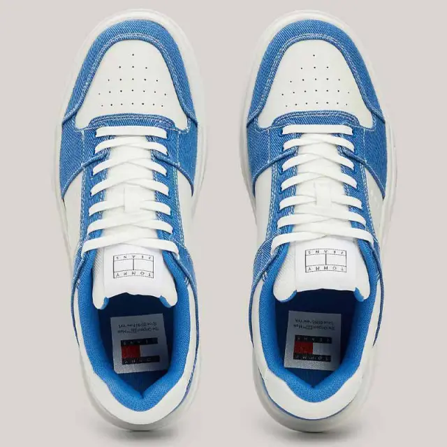 Tommy Hilfiger - Ανδρικά Sneakers The Brooklyn Mix Material EM0EM01428-C2T Μπλε - 46 3