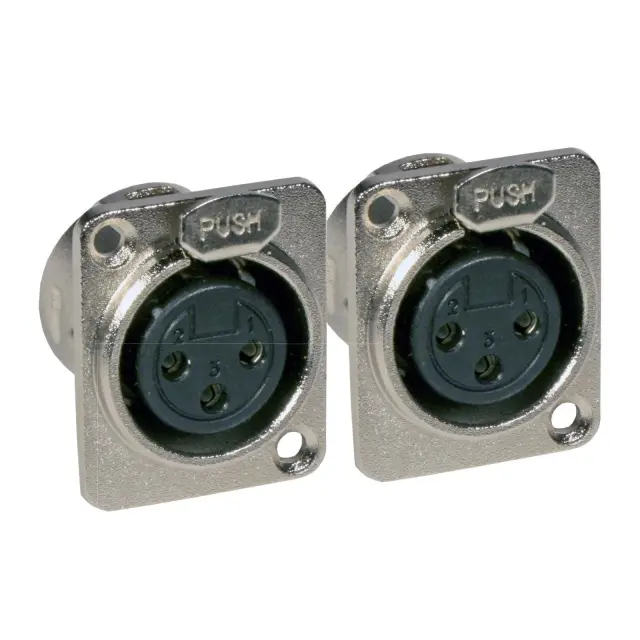 JBSYSTEMS XLR female CHASSIS D-SIZE ΒΥΣΜΑ XLR
