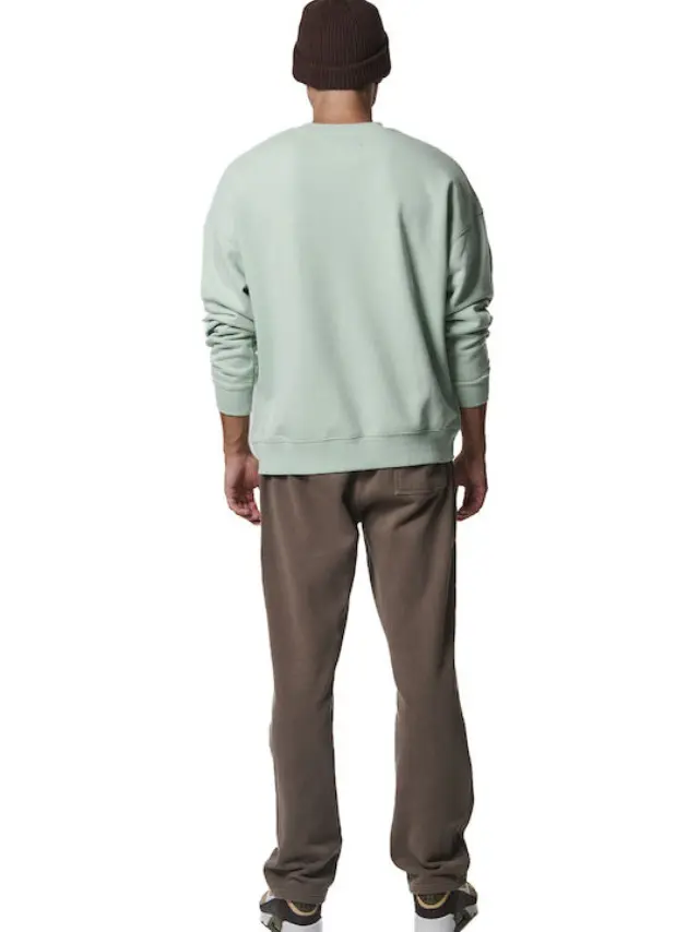 Body Action Crewneck Ανδρική Μπλούζα Με Λαιμόκοψη 063417-AQUAMINT - S 3