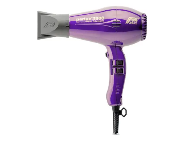Επαγγελματικό Πιστολάκι Μαλλιών Parlux 3800 Ecofriendly με ισχύ 2100W και 4 θερμοκρασίες - Purple3800 Purple 2
