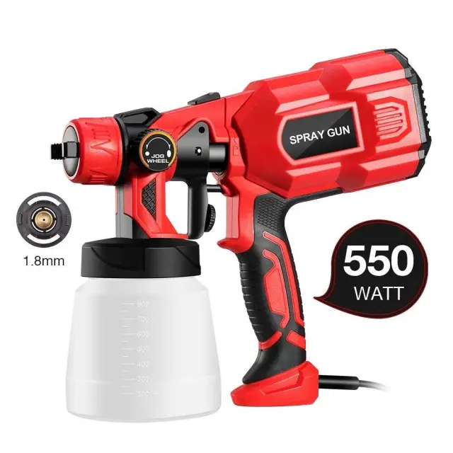 Ηλεκτρικό Πιστόλι Βαφής 550W με Δοχείο 800ml