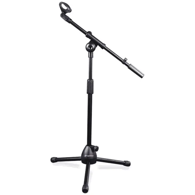 SUPRIMO SMT1 microphone stand boom arm foldable iron black expanding mic holder up to 80 cm