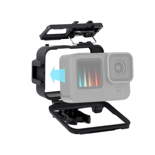 Plastic Frame για GoPro Hero 9/10/11/12 Με Βίδα Μαύρο ΟΕΜ 3