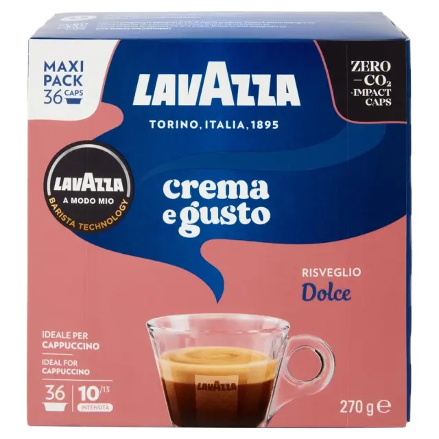 Lavazza Crema e Gusto Dolce Κάψουλες A Modo Mio 36τμχ