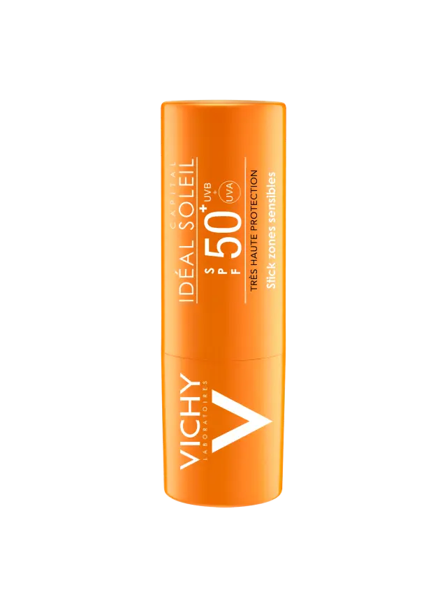 VICHY Ideal Soleil SPF50+ Stick Zones Sensibles Αντιηλιακό Στικ για τις Ζώνες σε Έντονη Έκθεση, 9 gr 2