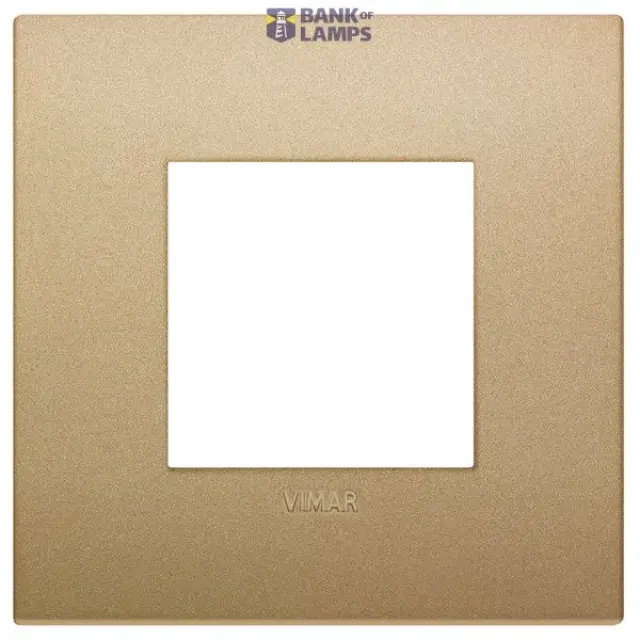 Classic plate 2M technopolymer matt gold