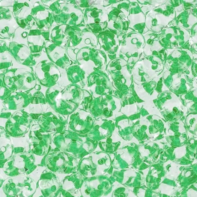 Χάντρα MiniDuo - Crystal Green Lined 2x4mm ~7gr