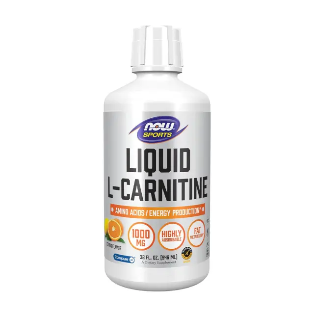 Now Foods L-Carnitine Liquid 1000 mg Citrus, 946 ml