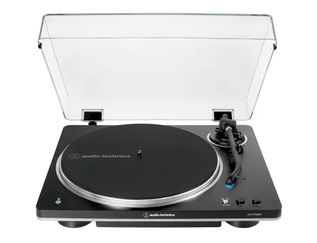 Αυτόματο Πικάπ Audio Technica AT-LP70xBT με belt drive, προενισχυτή, ταχύτητες 33-1/3, 45 RPM και σύνδεση Bluetooth, RCA - Black