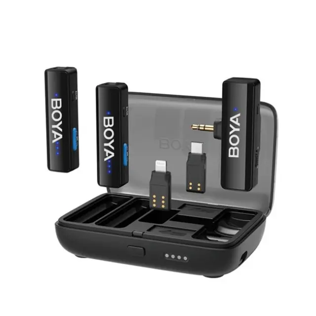 BOYA Μικρόφωνο BOYALINK V2.0 Wireless 2.4GHZ USB-C Black