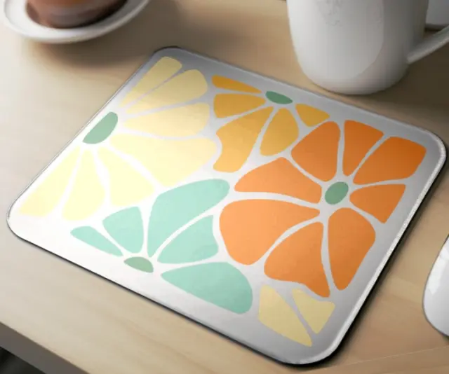 Mousepad ( flowers 70s , design-40 ) Διαστάσεις: 23cm(μήκος) x 20cm (ύψος) 2