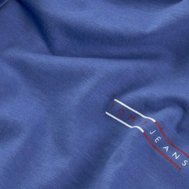 T-Shirt Tommy Hilfiger DM0DM21303_C6E Μπλε - XL 3
