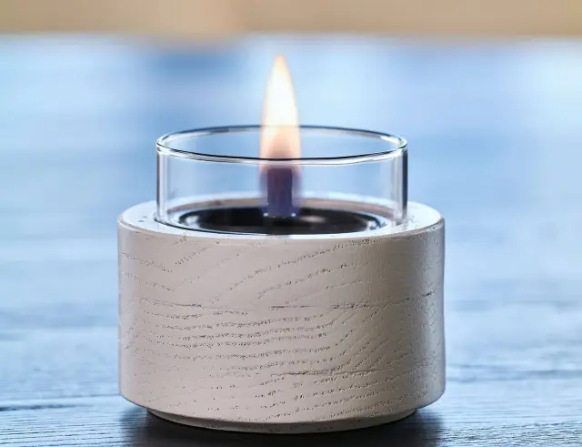 Επιτραπέζια Εστία Φωτιάς Lotus 10 Tenderflame με διάρκεια καύσης 4 - 5 ώρες, χωρητικότητα δεξαμενής 150ml και διαστάσεις 10x8.5cm - White TF-600332