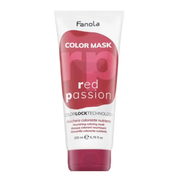 Fanola Color Mask nourishing mask with coloured pigments to refresh your colour Red Passion 200 ml