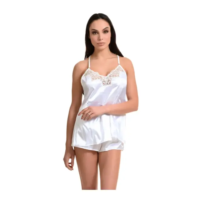 Miss Rosy Γυναικείο Babydoll Δαντέλα Victoria, Χρώμα Ιβουάρ - S