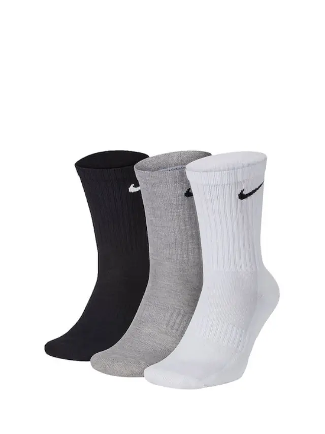 Nike Everyday Lightweight Αθλητικές Κάλτσες Πολύχρωμες 3 Ζεύγη