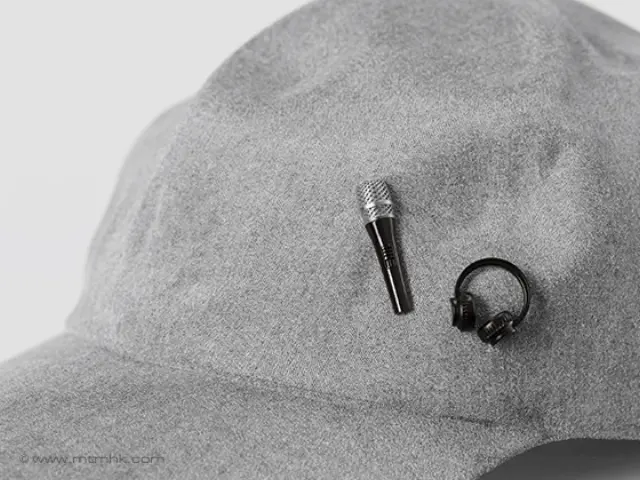 Metalmorphose Σετ 2 Καρφίτσες / 3D Metal Fashion Pins: Microphone & Headphone 2