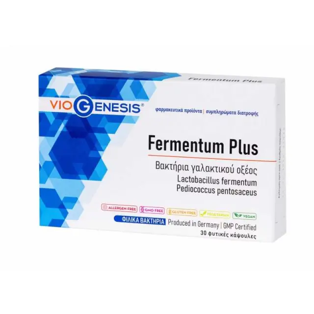 Viogenesis Fermentum Plus 30 Κάψουλες
