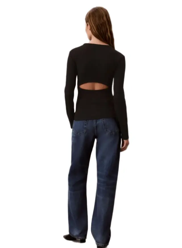 CalvinKlein γυναικεία μονόχρωμη μπλούζα LV047H259G-1 2