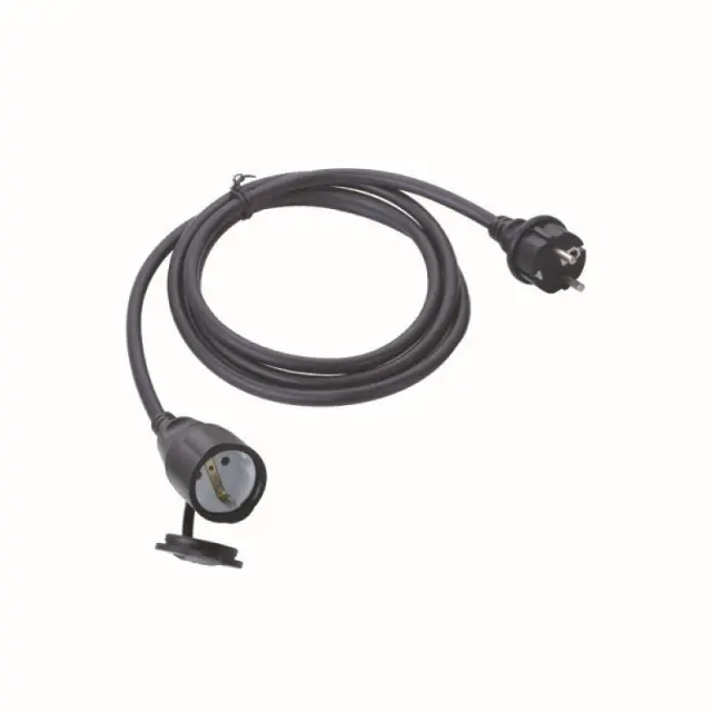 ΠΡΟΕΚΤΑΣΗ ΜΑΥΡΗ ΚΑΛΩΔΙΟΥ 16A H05RR-F 3X1.5MM2 IP44 2m / BEC443X152