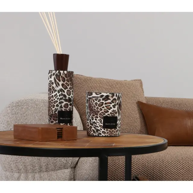 Nef-Nef Homeware Αρωματικό Κερί Warm Amber 450gr Brown 2