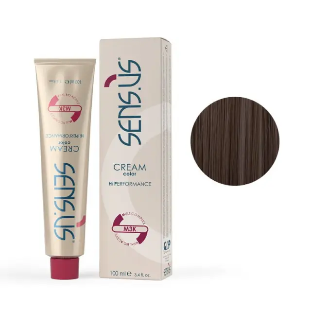 Sensus M3K Permanent Hair Color 5.43 Golden Copper Light Brown 100ml - (μόνιμη βαφή ντορέ χάλκινο ανοιχτό καστανό)