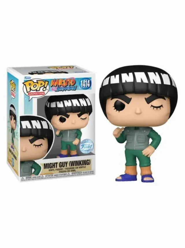 Funko POP! Φιγούρα Βινυλίου Animation: Naruto Shippuden - Might Guy (Winking (Special Edition #1414 Vinyl Figure 2