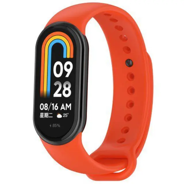 Λουράκι Σιλικόνης για Smart Band 8/Smart Band 9/Smart Band 10- Orange OEM