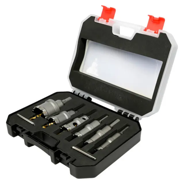 Hole saw set SS TCT 16-35mm 7 pieces